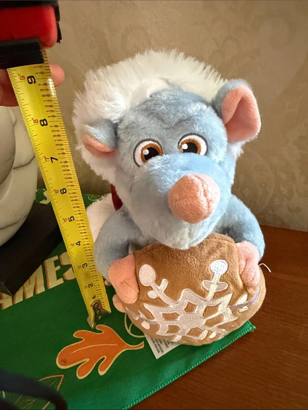 Disney  Remy Ratatouille holiday plush.